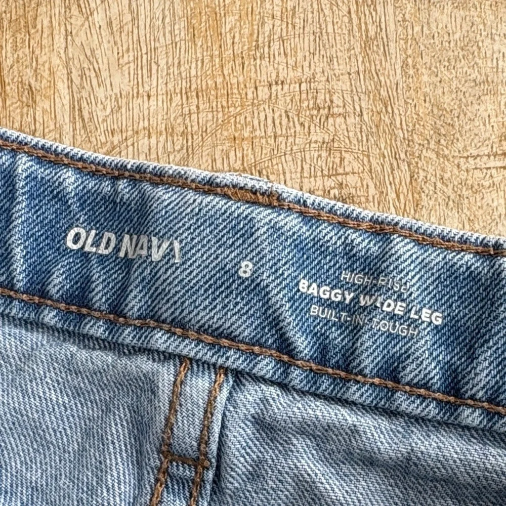 Old Navy Denim Cargo Pants size 8